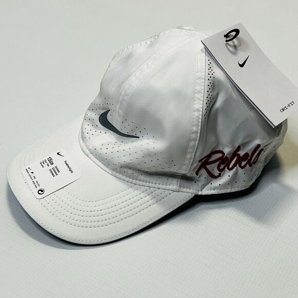Nike Featherlight Adult Unisex Reflective Run Performance Hat White DC3598 UNLV - Picture 1 of 8